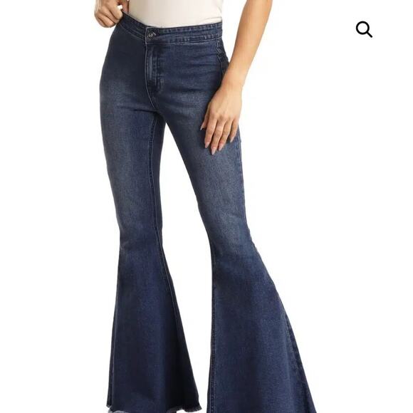 Rock & Roll Cowgirl Women's Bargain Button Bell Jean Size 25 X 34 - Picture 14 of 14